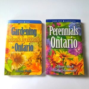 Gardening Month by Month & Perennials in Ontario 2 Used Books Paperback 2003